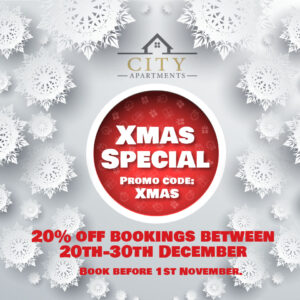 20% off bookings between 20th-30th December